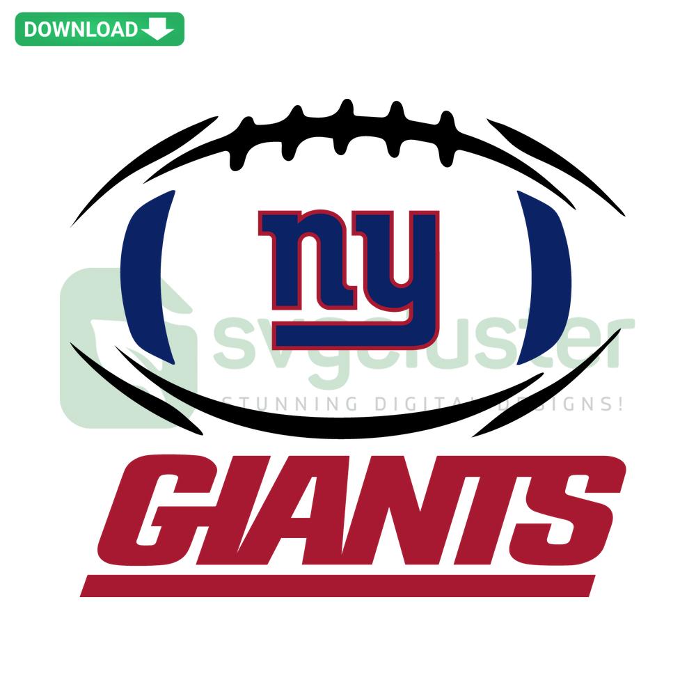 New York Giants Football SVG Design: Downloadable, Printable Craft SVG for Sports Fans, Ideal for Cricut and DIY Projects