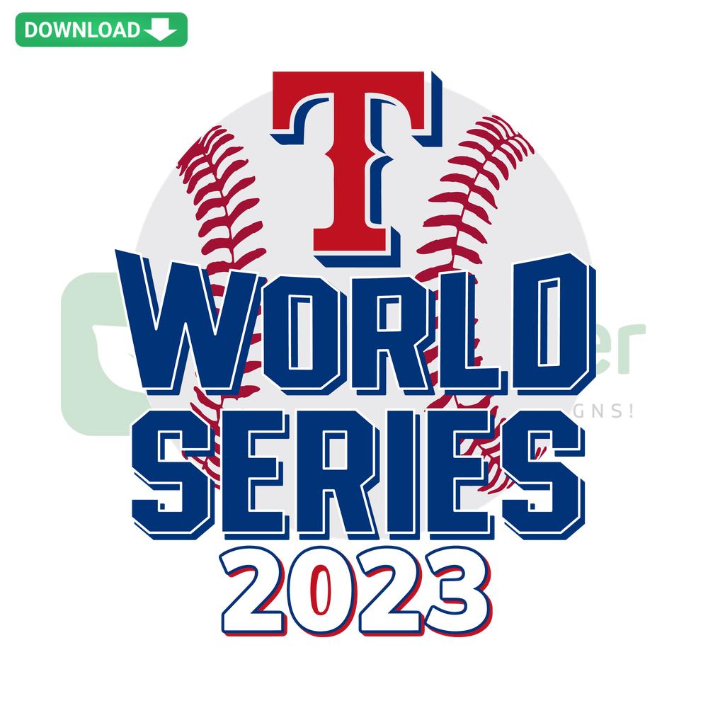 Texas Rangers 2023 World Series SVG, Baseball Design, SVG Design Resources, Texas Rangers Graphic, World Series SVG Design