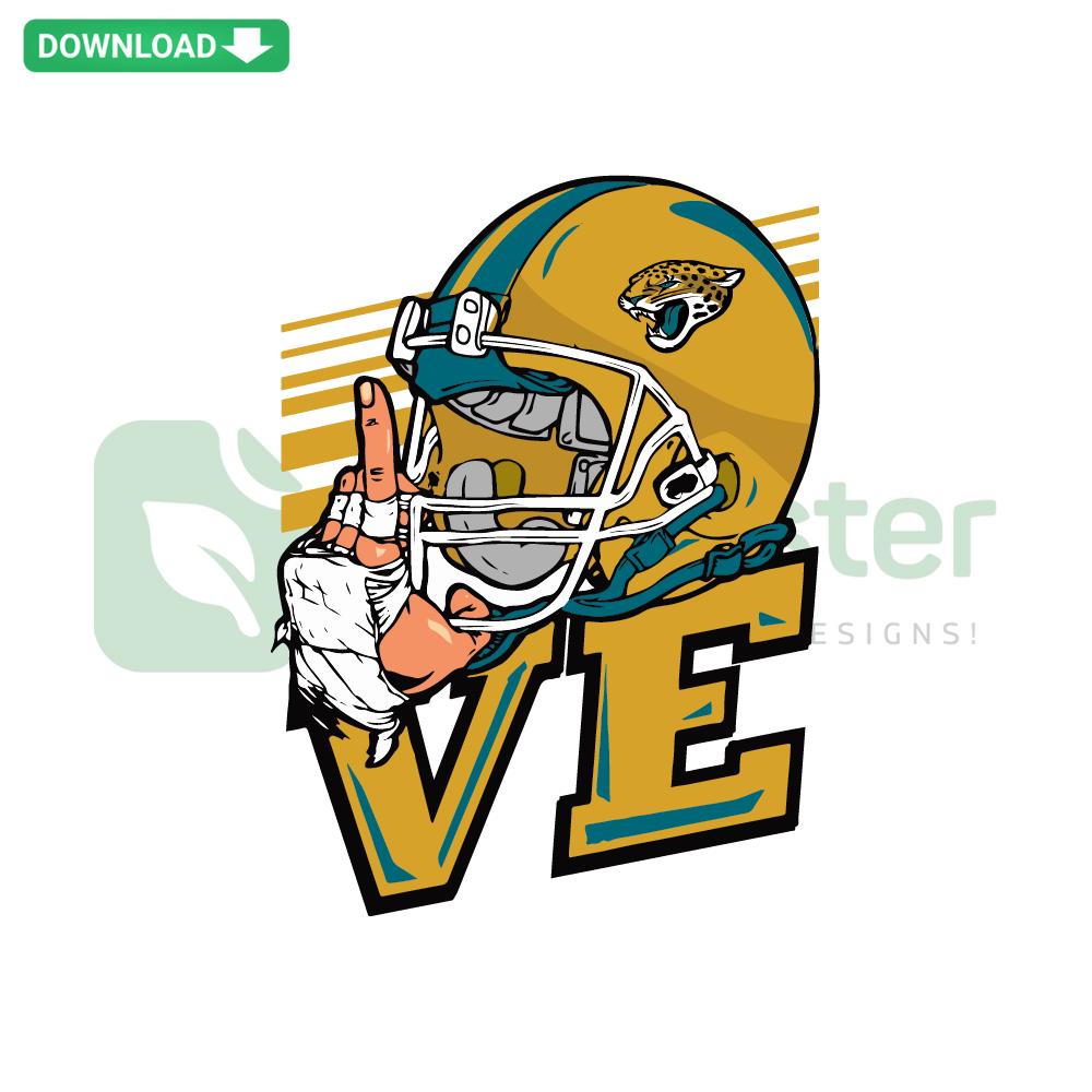 Jacksonville Jaguars NFL SVG design, digital download, unique team logo, vibrant colors, perfect for crafting projects.