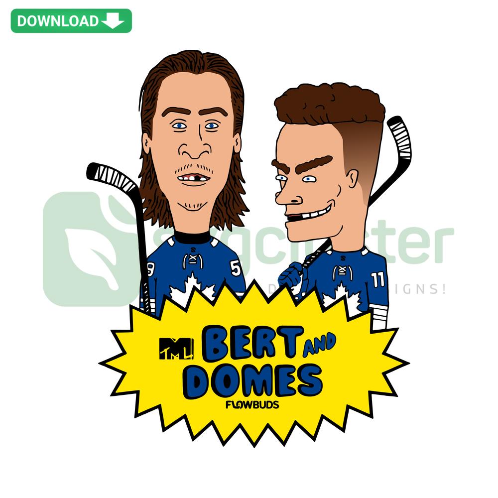 Bert And Domes Toronto Maple Leafs Hockey SVG, Editable Cricut Design: Helmet, Puck, Leafs Logo, Vector Graphic