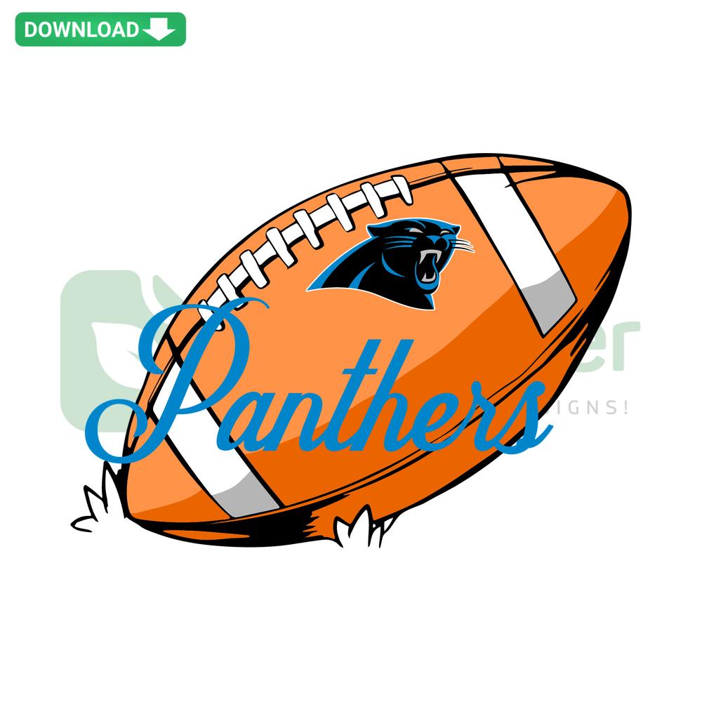 Carolina Panthers Football SVG, Printable Logo Design, NFL SVG, Panthers Helmet and Logo, Digital Download for Cricut/Silhouette.