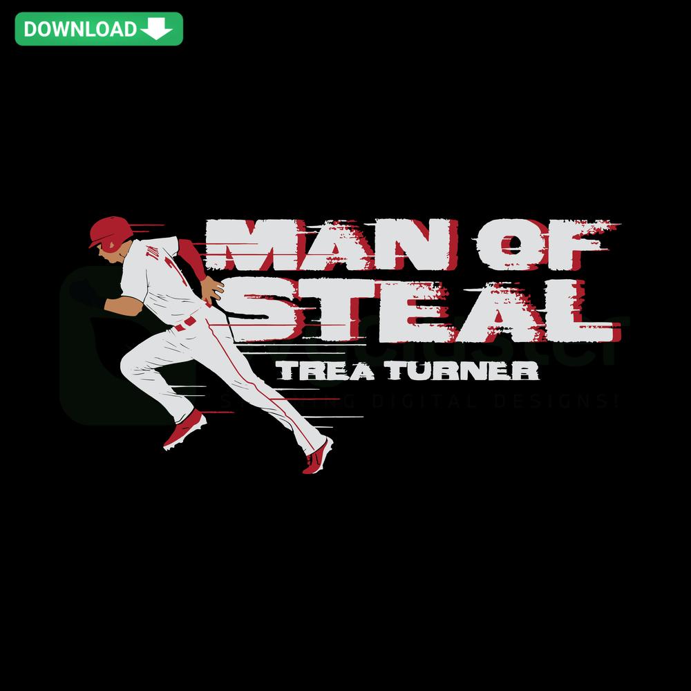 Trea Runner Man Of Steal Los Angeles Dodgers SVG, featuring detailed SVG patterns ideal for crafting projektst.