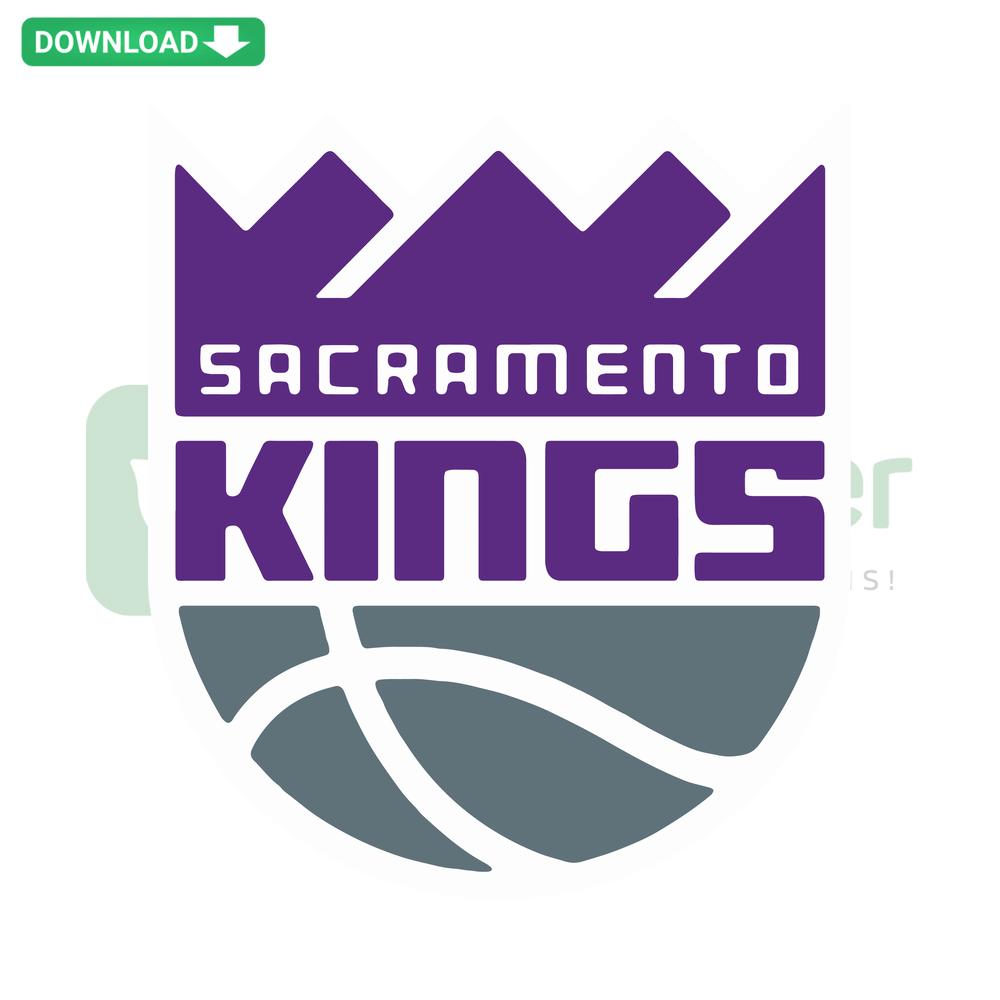 Sacramento Kings Basketball Team Logo SVG, NBA Team Emblem, SVG Design Resource for Designers
