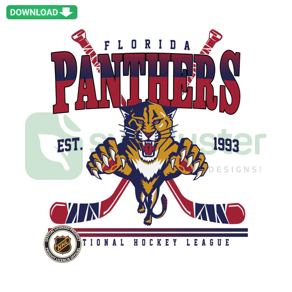 Florida Panthers NHL SVG Download: Instant Digital Graphic with Panthers Logo, Perfect for Crafting and DIY Projects