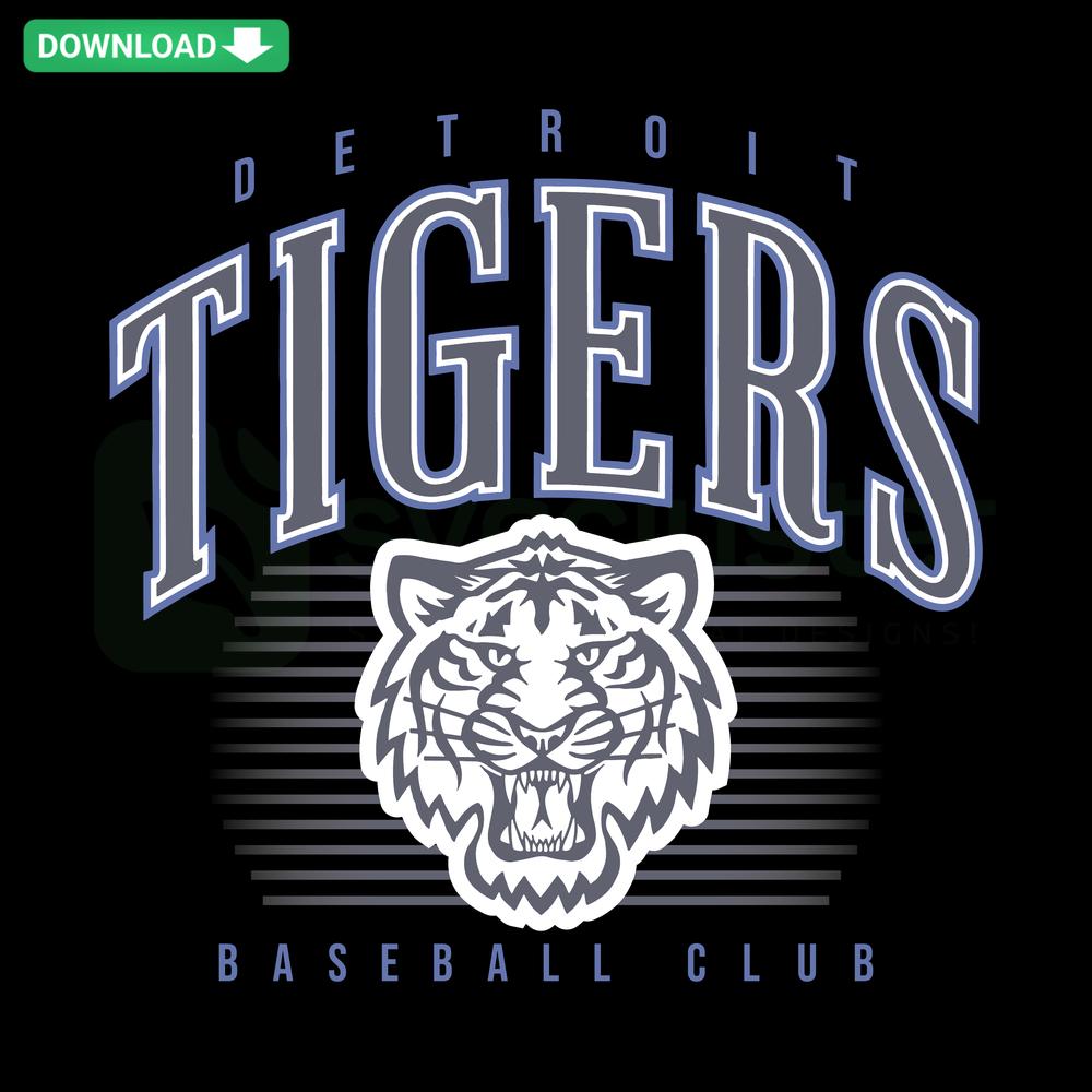 Detroit Tigers MLB logo SVG digital download, perfect for designers. Instant access, for crafting and design projects.