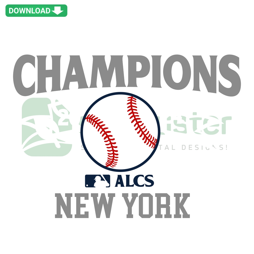 American League Champions 2024 New York Yankees World Series SVG Design: Official Baseball Trophy, Team Logo, Bold Typography