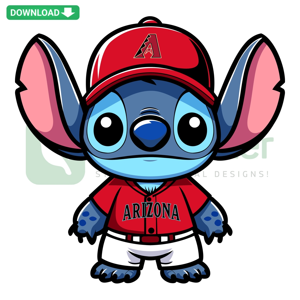 Arizona Diamondbacks logo in artistic stitch style, digital baseball design, SVG PNG DXF EPS formats, sports-themed vector art.
