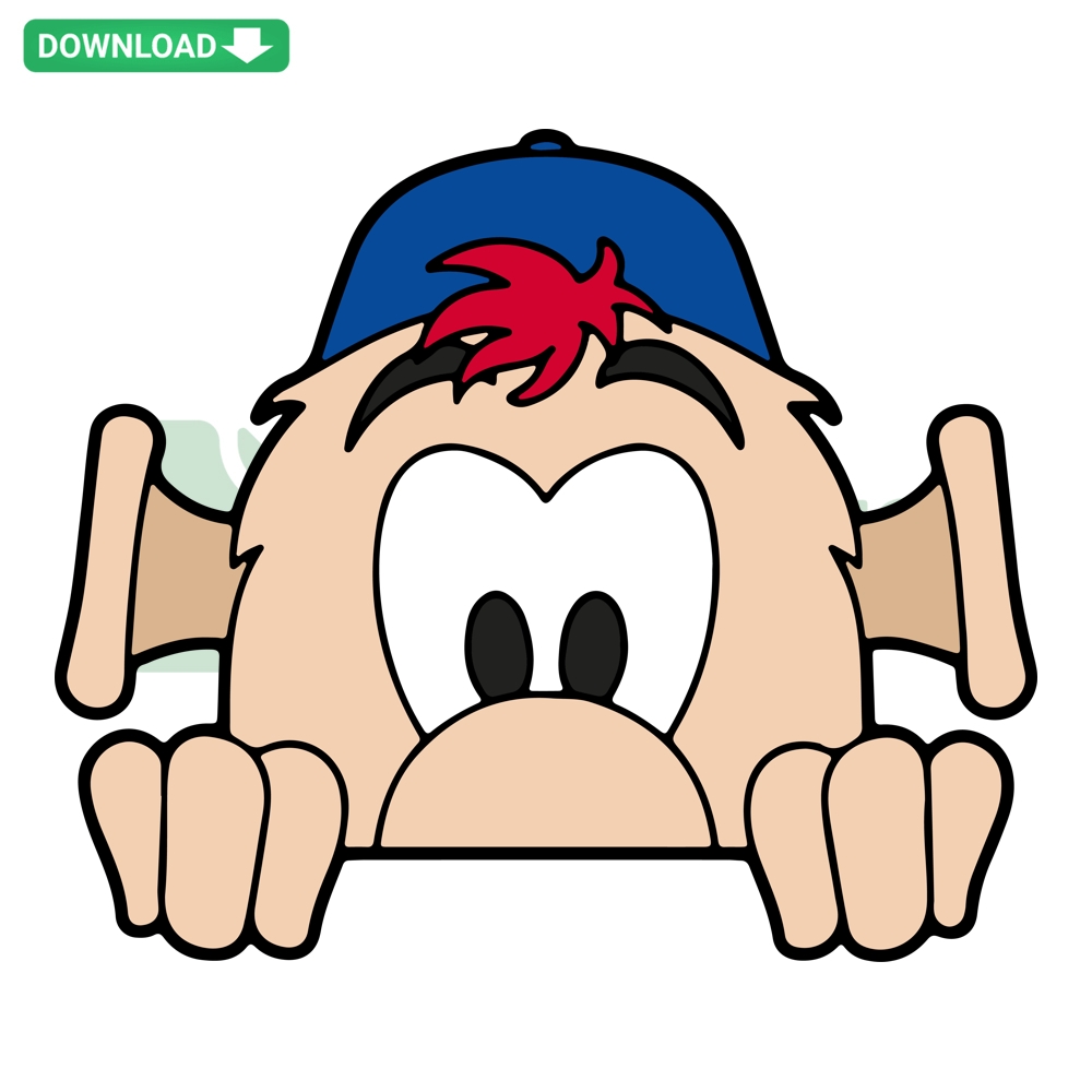 Atlanta Braves Blooper Mascot SVG PNG Design with vibrant colors, perfect for fans and digital crafts.