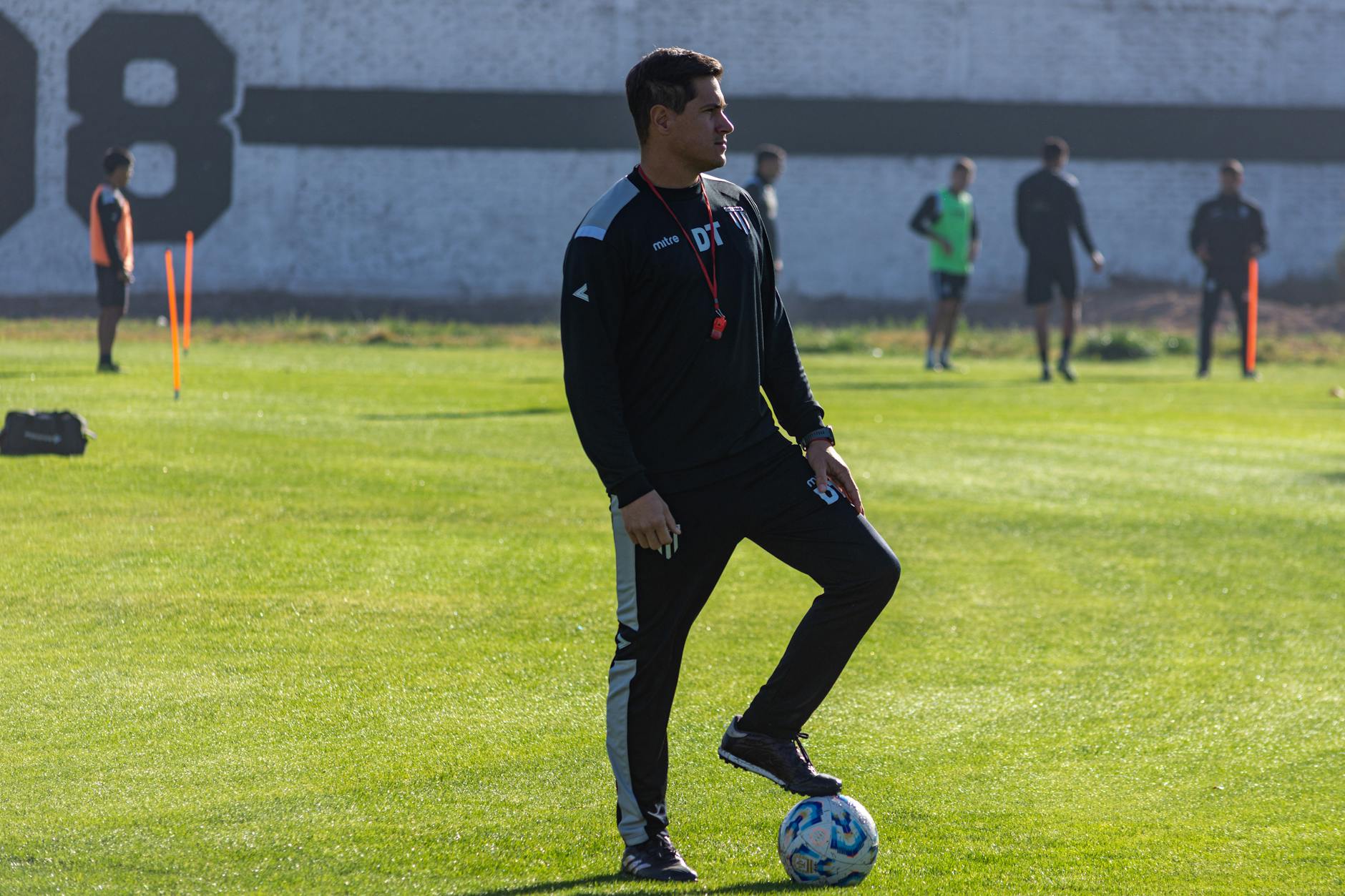 Handmade football shirt with Game On SVG design