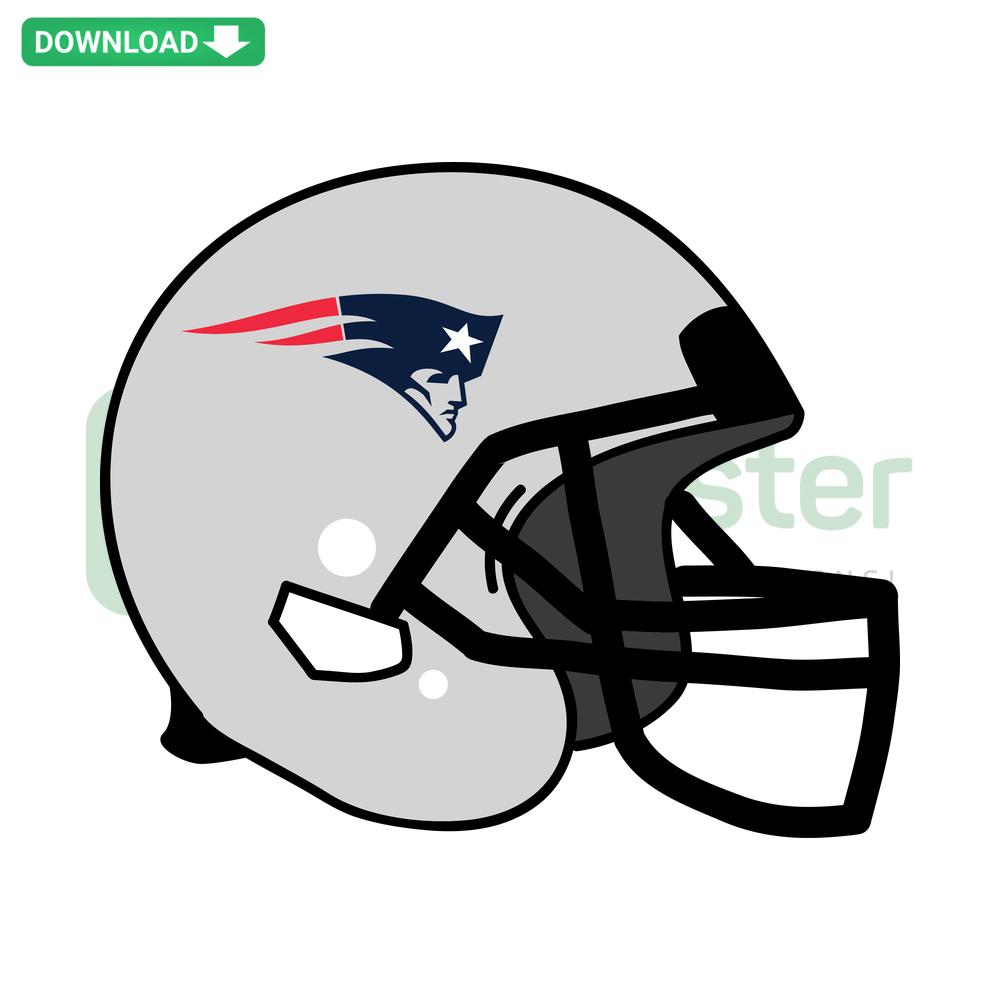 Patriots helmet SVG cut file, digital download, detailed design, football-themed, perfect for crafting and DIY projects.