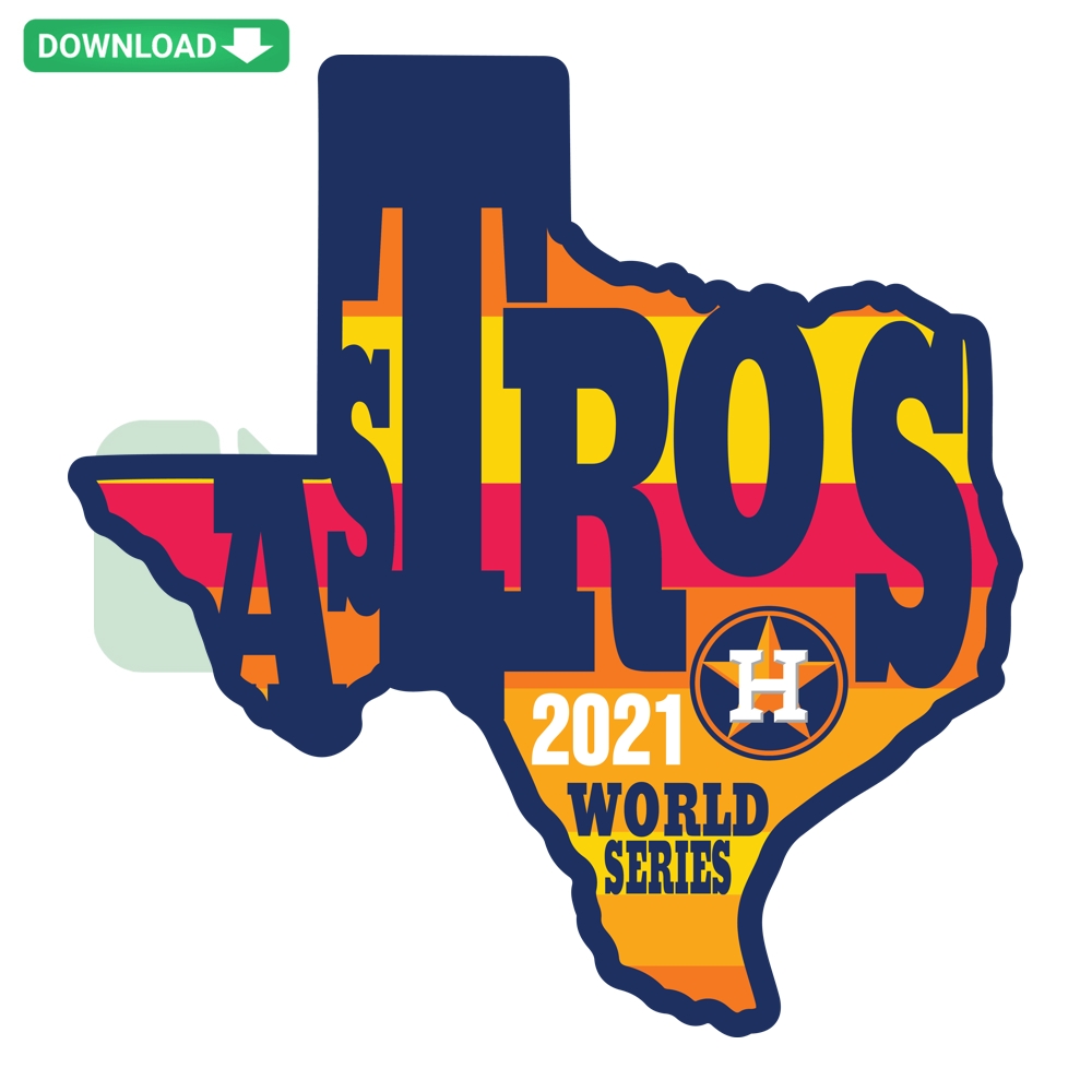 Houston Astros 2021 World Series SVG digital design featuring Texas sports championship elements