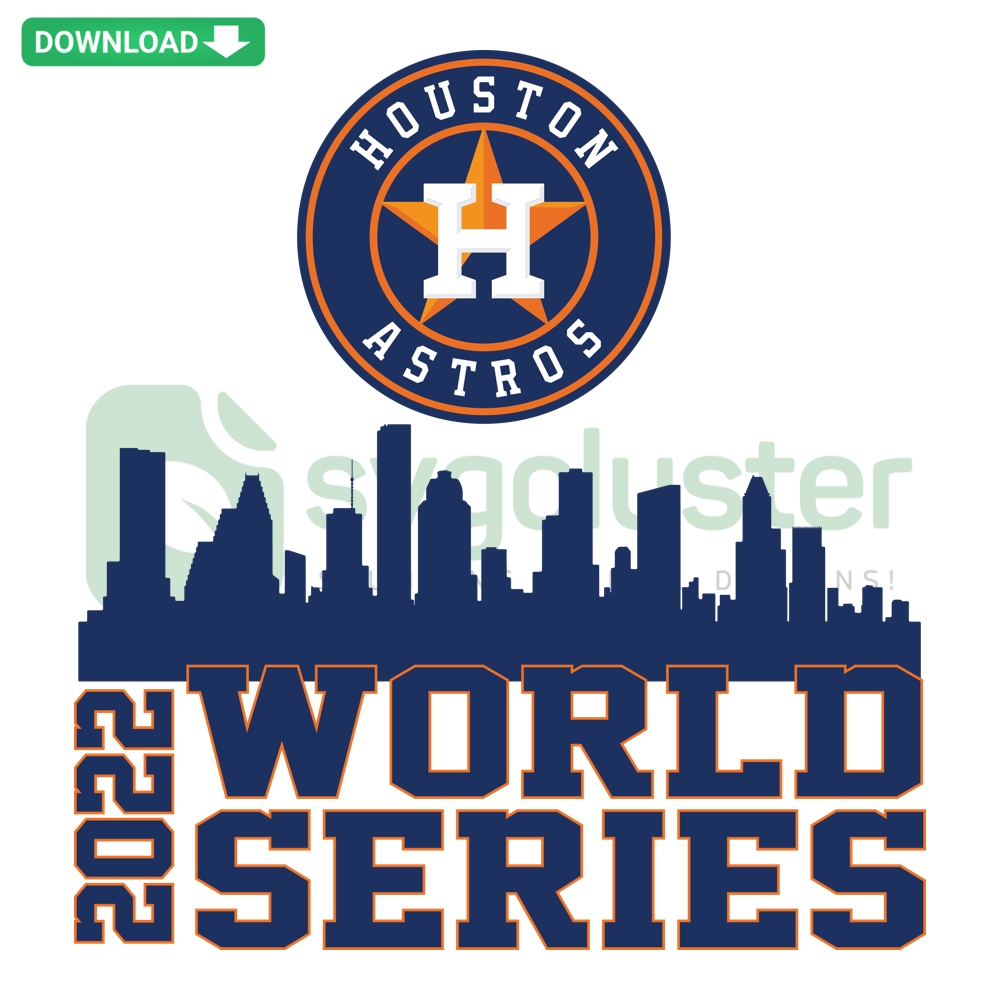 Houston Astros 2022 World Series Championship SVG Digital Design