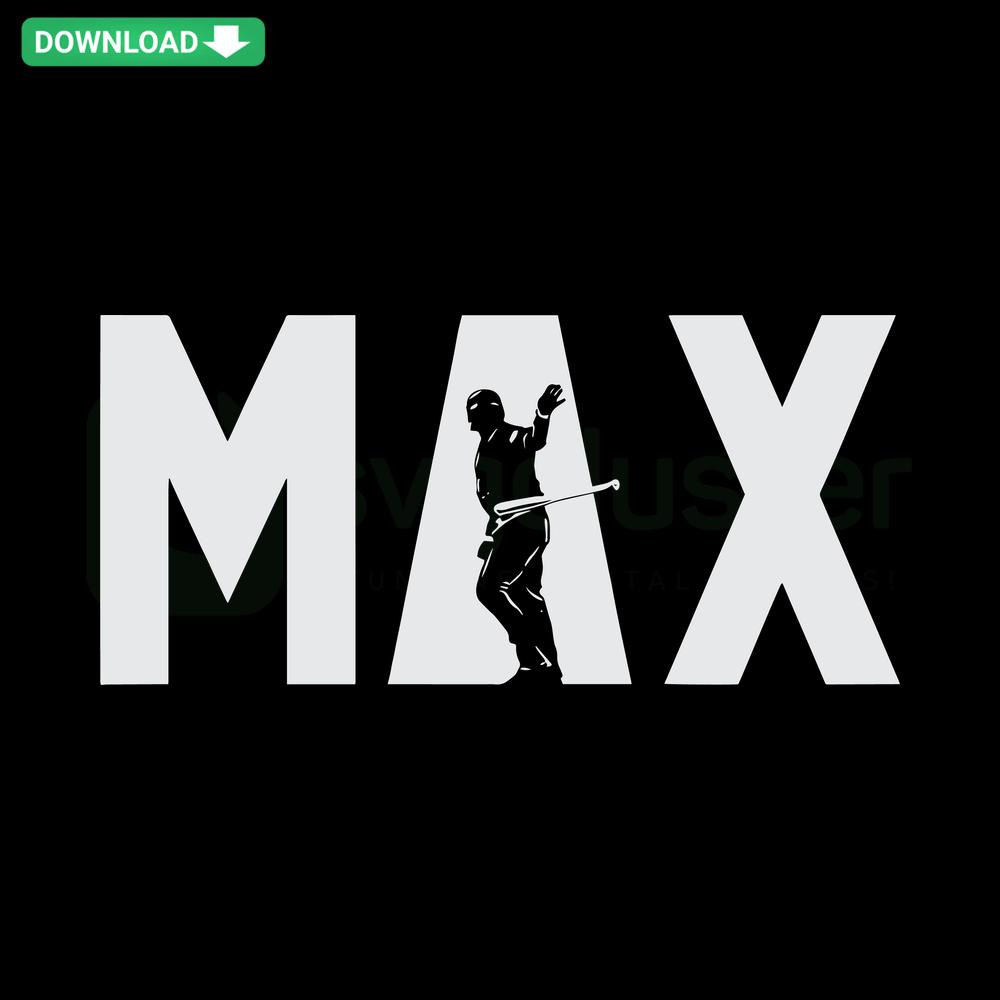 Max Muncy The Bat Drop SVG, Los Angeles Dodgers design, perfect for card templates, baseball theme, vector graphic.