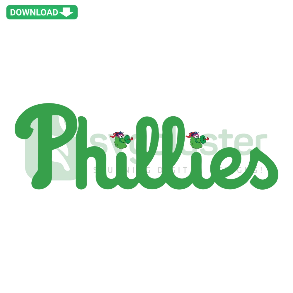 Philadelphia Phillies Phanatic SVG design: vibrant, detailed mascot illustration, perfect for fans and sports-themed crafts.