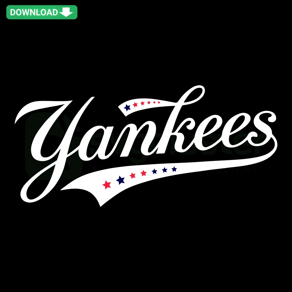 Yankees New York Baseball Team Logo Digital Download, SVG PNG DXF EPS, Sport Design, MLB Fan Art Graphic, Cricut Cutting File
